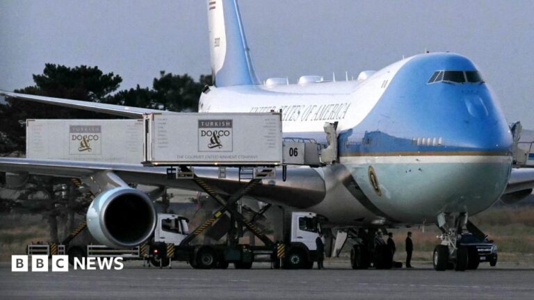 Trump hid in catering truck in secret plane swap over Iran threat, reports say