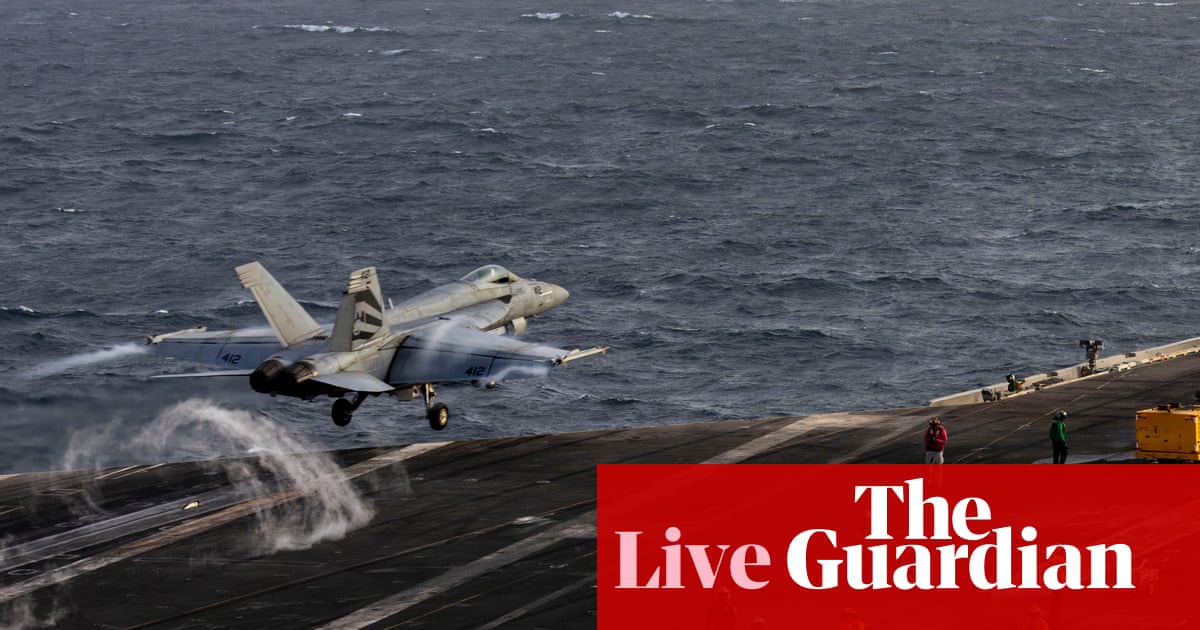 Trump dismisses concerns about USS Abraham Lincoln, saying its record-breaking 250 days at sea ‘not nearly enough’ – as it happened