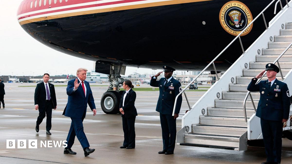 Trump confirms he switched planes after Nato summit because of possible threat