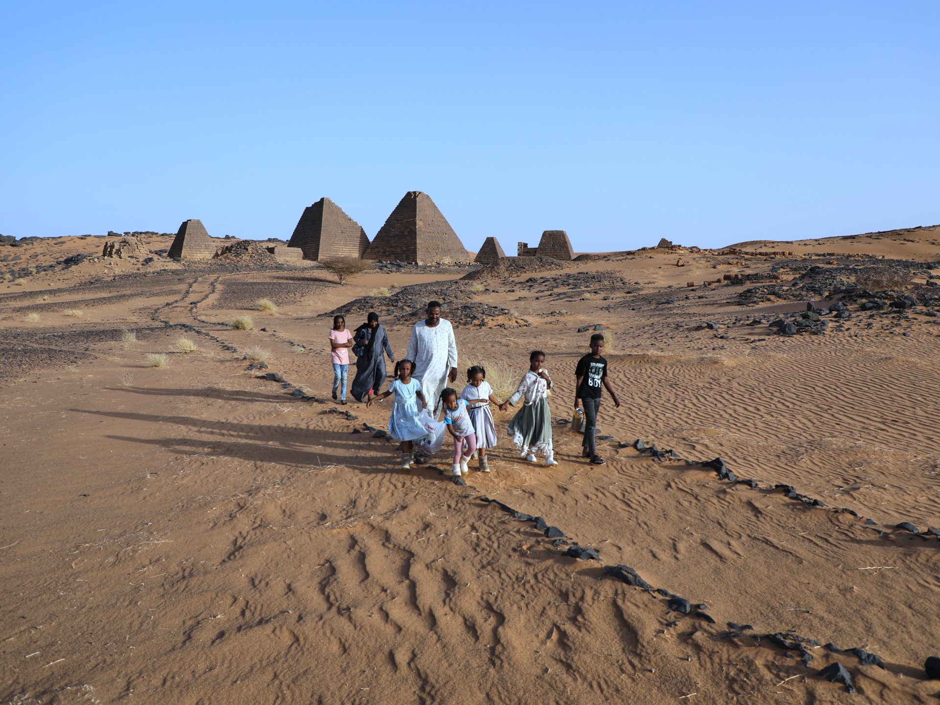 Sudan war threatens ancient Meroe pyramids, a UNESCO Heritage Site