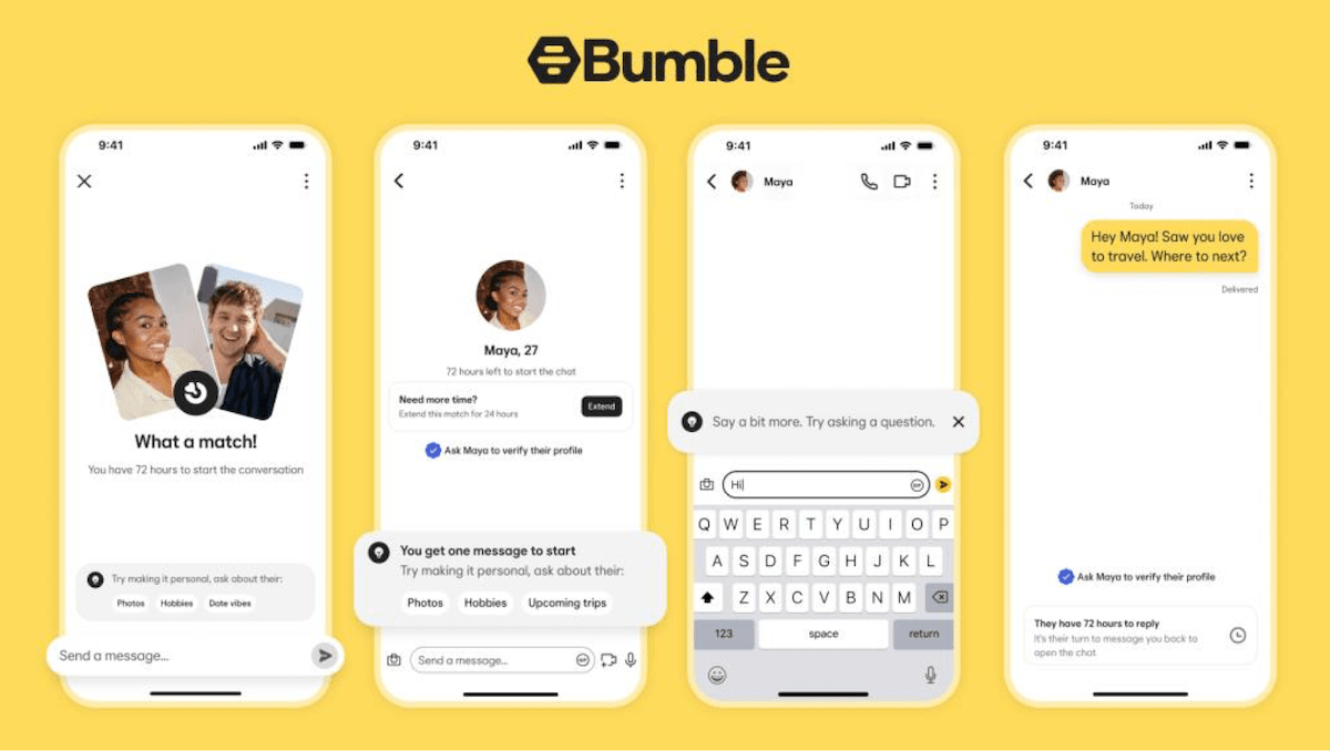 Bumble ditches its rule that kept men from making the first move