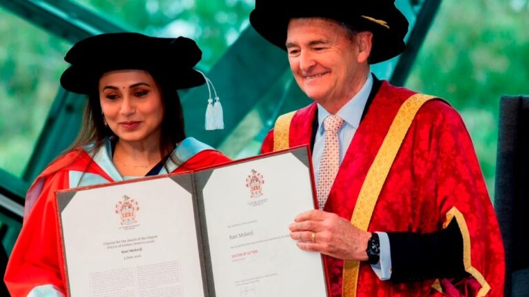 Rani Mukerji Receives La Trobe Honorary Doctorate, Wins IFFM Special Citation