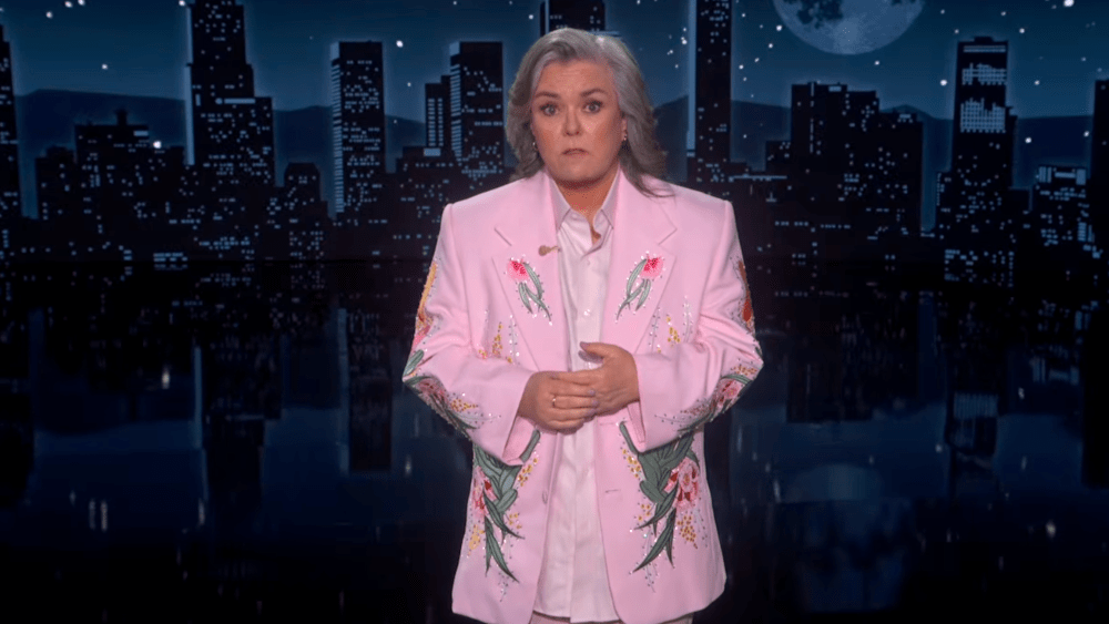 Rosie O’Donnell Shines in ‘Jimmy Kimmel Live’ Hosting Debut, Attacks ‘Mango Mussolini’ Trump and Gives Moving Hayden Panettiere Tribute