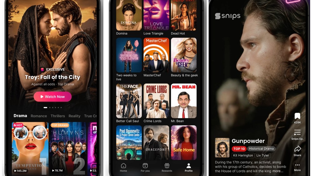 Snips Partners With Banijay Rights and BIG Media to Turn Library Titles Like ‘Big Brother’ and ‘Humans’ Into Short-Form, Vertical Episodes (EXCLUSIVE)