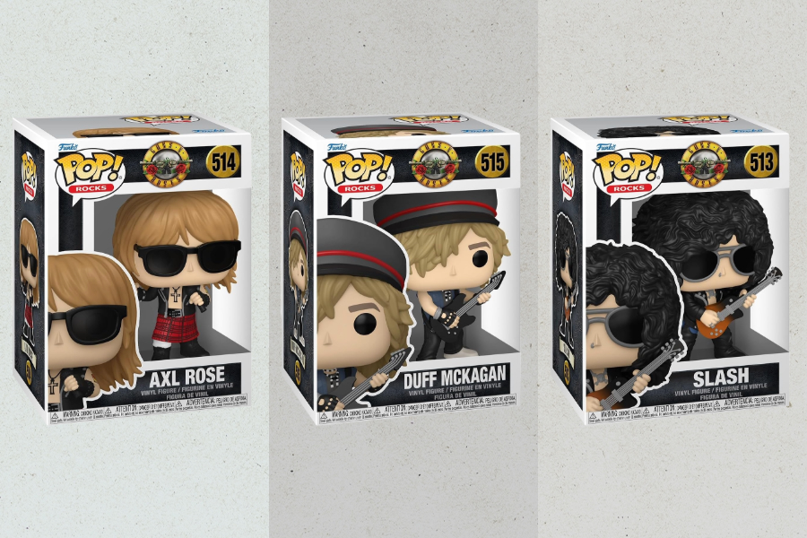 New Guns N’ Roses Funko Pop! Collectibles Drop Online In Final Weeks of Band’s World Tour