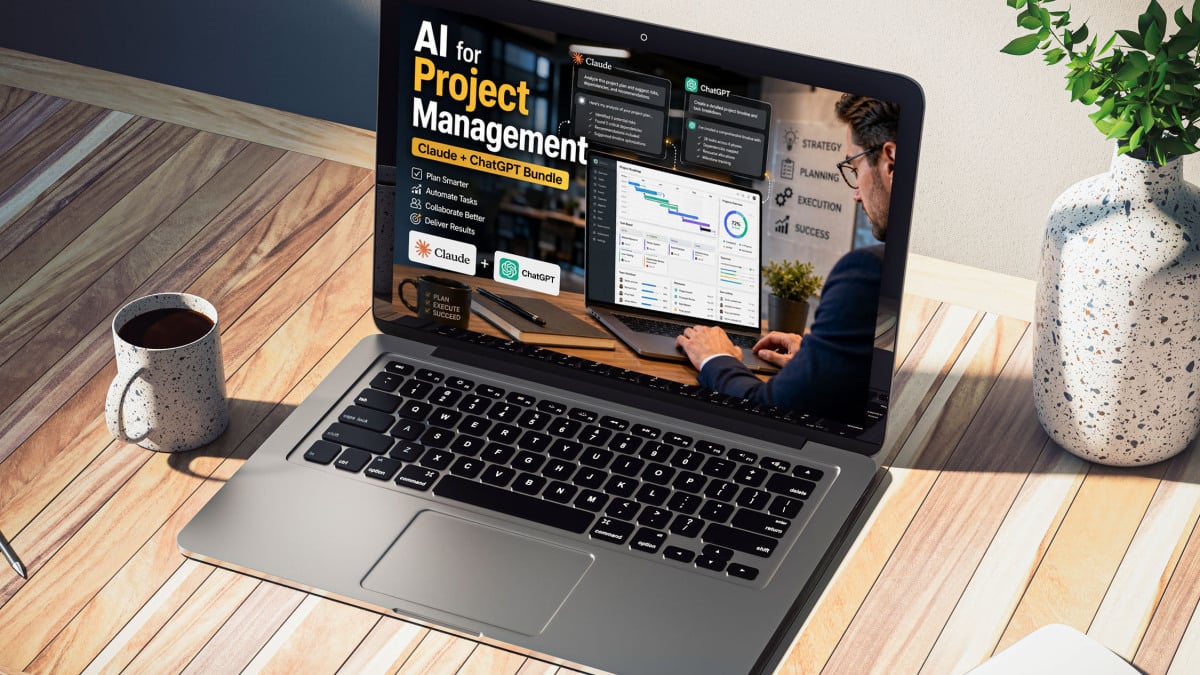 Get 6 hours of Claude and ChatGPT project management training for $20