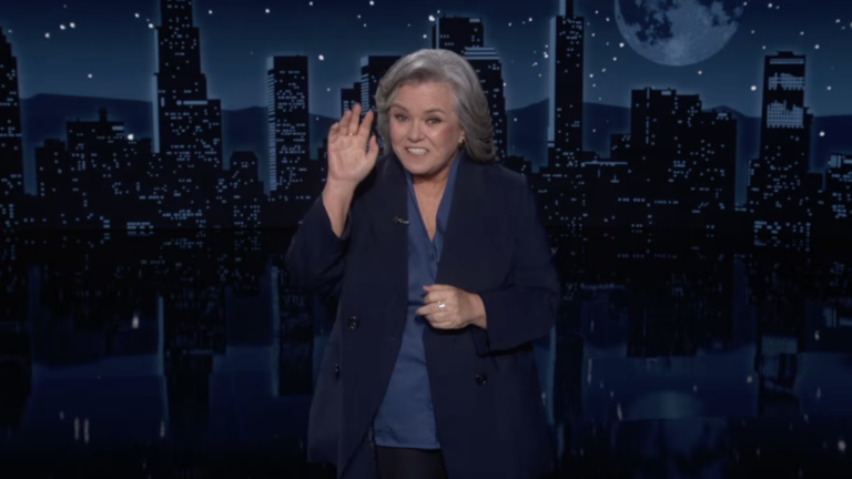 Rosie ODonnell thanks Trump in Kimmel monologue