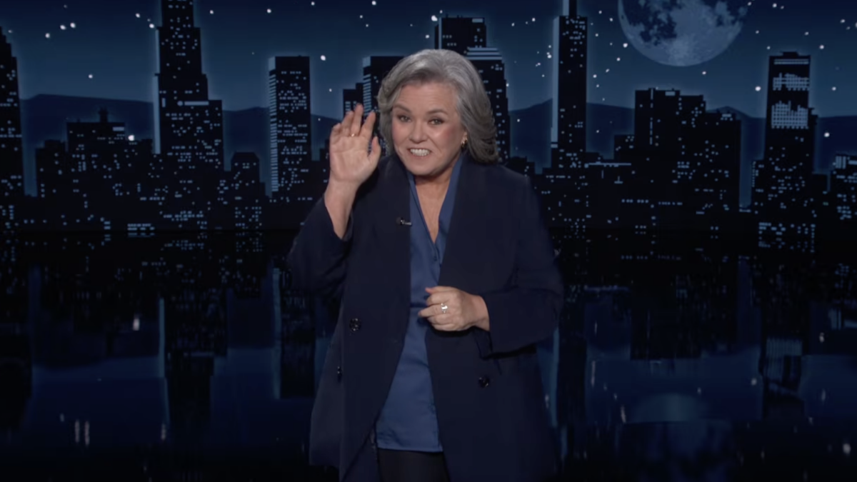 Rosie ODonnell thanks Trump in Kimmel monologue