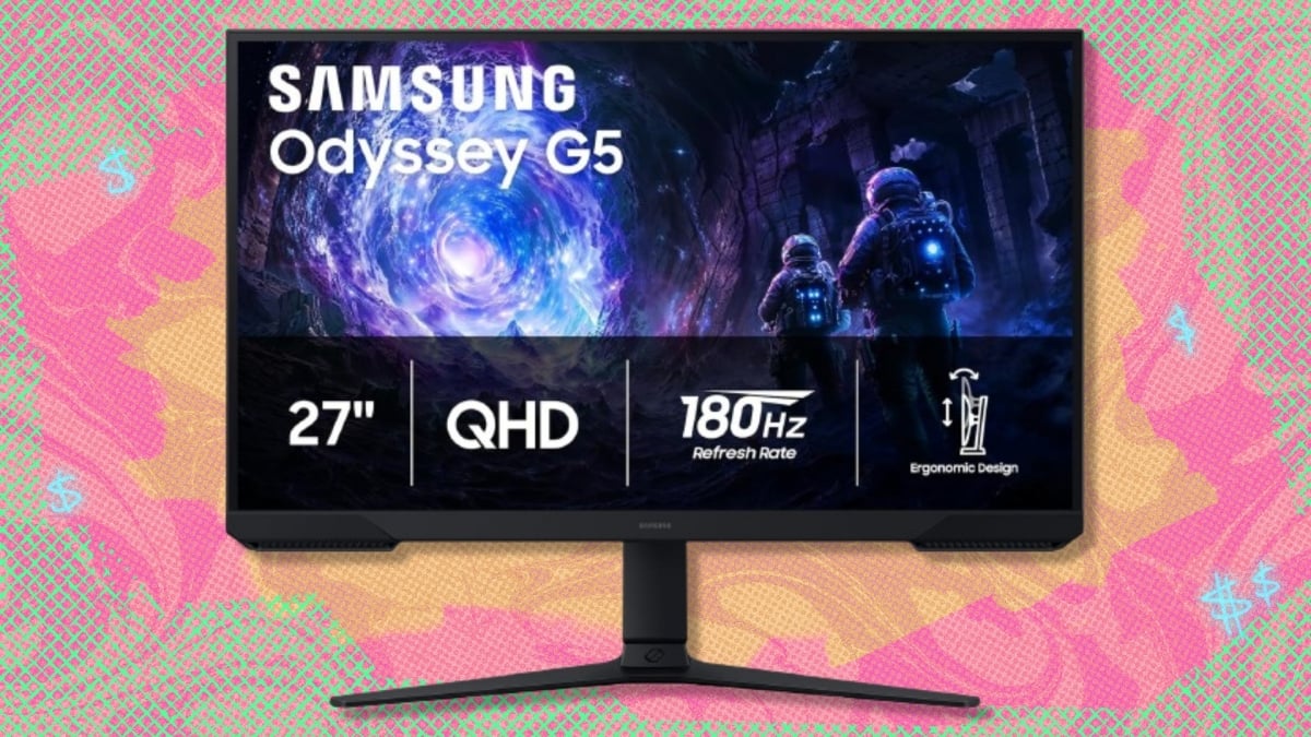 Grab the Samsung Odyssey G5 QHD gaming monitor at its lowest ever Amazon price — save over $70