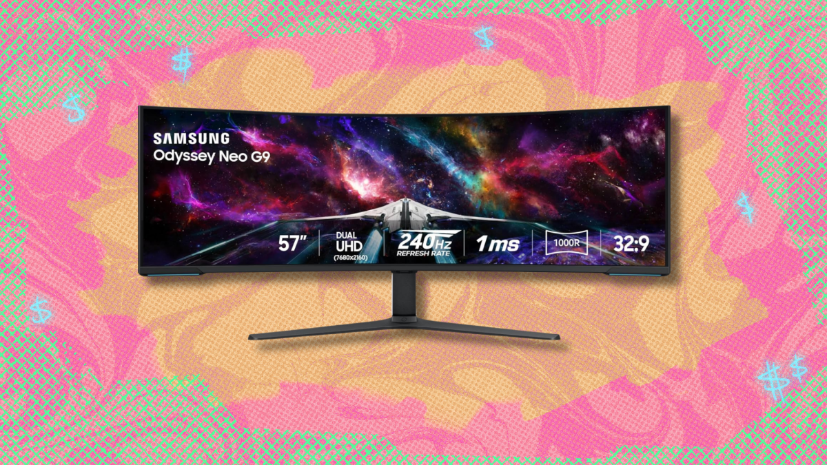 The Samsung Odyssey Neo G9 gaming monitor is over $600 off and comes with a free $120 Amazon credit