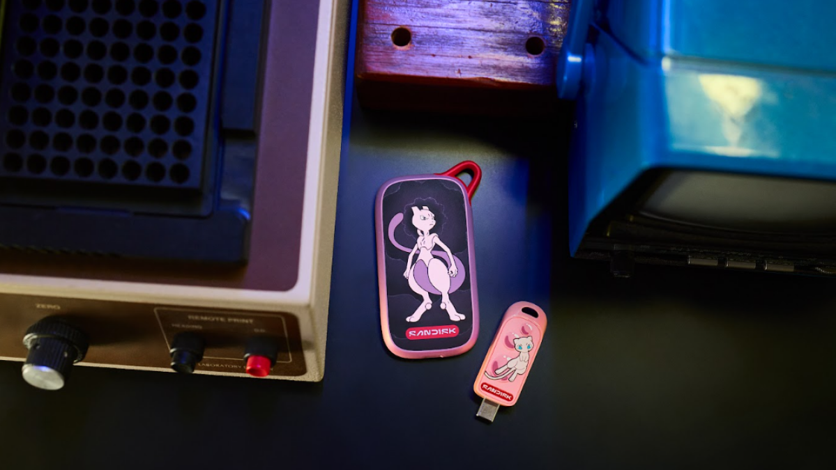 SanDisk launches Mew and Mewtwo SSDs and flash drives to celebrate Pokémons 30th anniversary