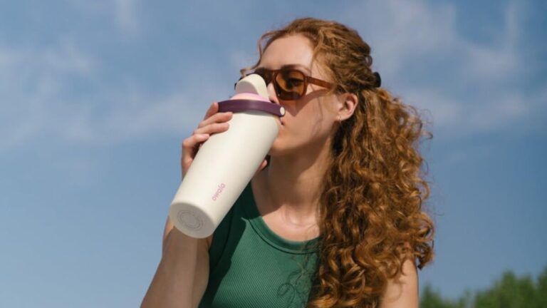 The Owala FreeSip Sway water bottle is on sale for the best price at Amazon