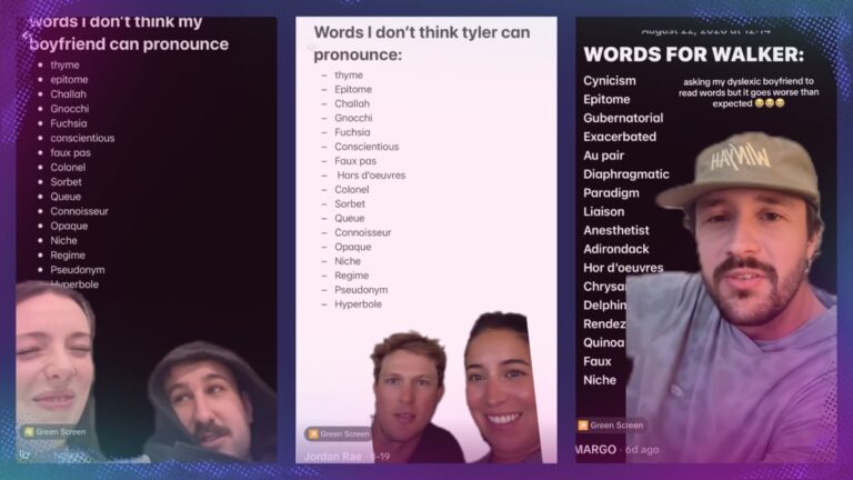 TikTok has a new question: Can your boyfriend read?