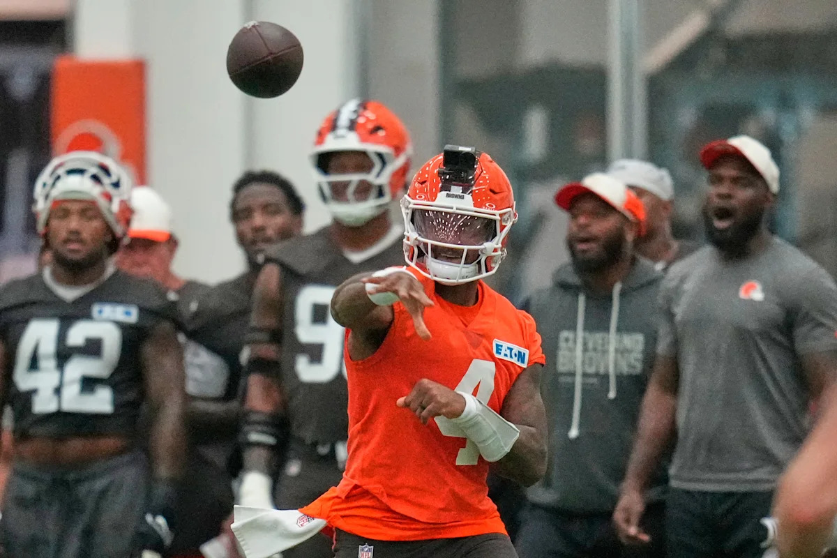 Sanders to get opportunities in joint practice and preseason game as Browns QB competition continues