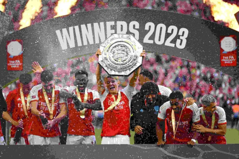 Arsenal and Manchester City teams announced for Community Shield final
