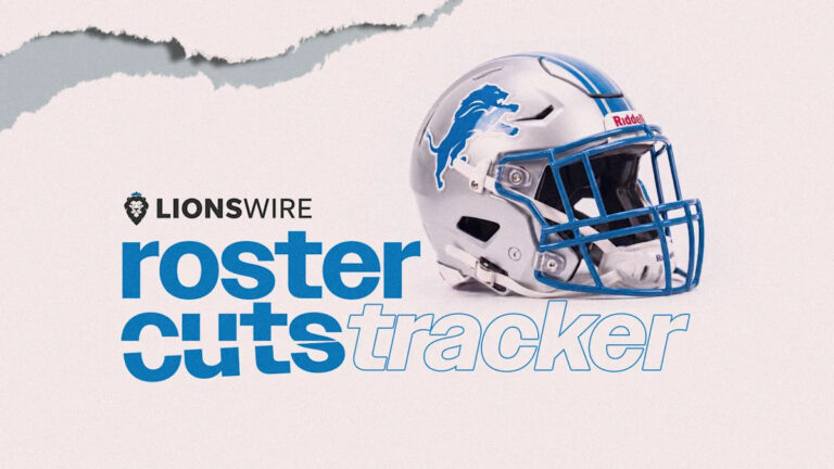 Detroit Lions roster cuts: Tracking path to 53 players for 2026