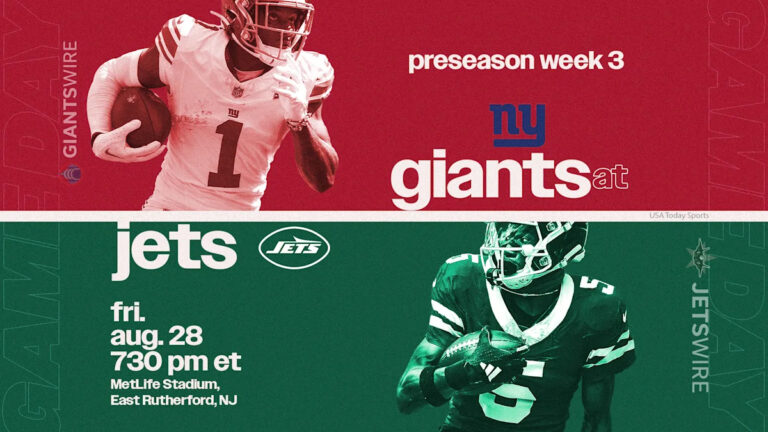 What channel is Giants vs. Jets on today? Time, TV schedule to watch preseason game