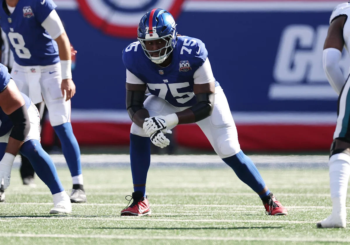 Giants deal another offensive lineman, sending Josh Ezeudu to Kansas City Chiefs