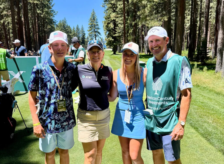LPGA great Annika Sorenstam now has two kids bitten by the golf bug