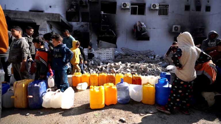 Contaminated water putting Gaza families at risk