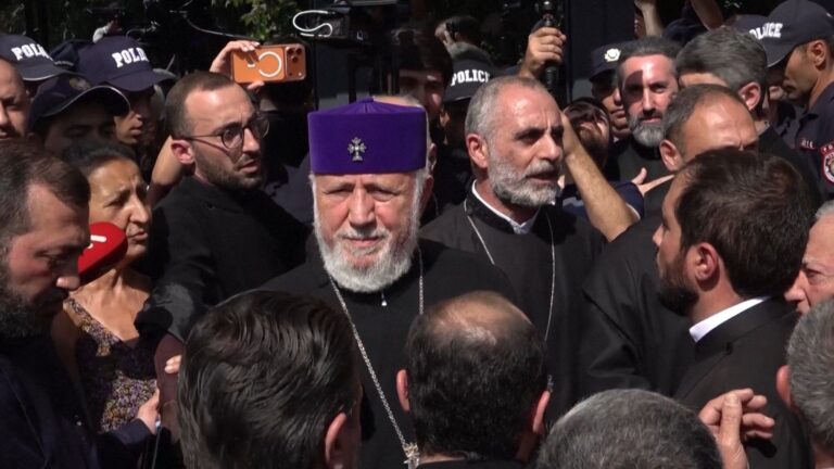 Armenia puts Church leader on trial for allegedly being a Russian spy