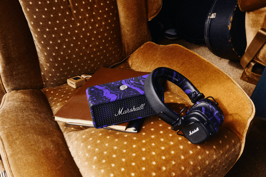 Marshall Follows Up Its Sold-Out Hendrix Collab With ‘Purple Haze’ Speakers and Headphones