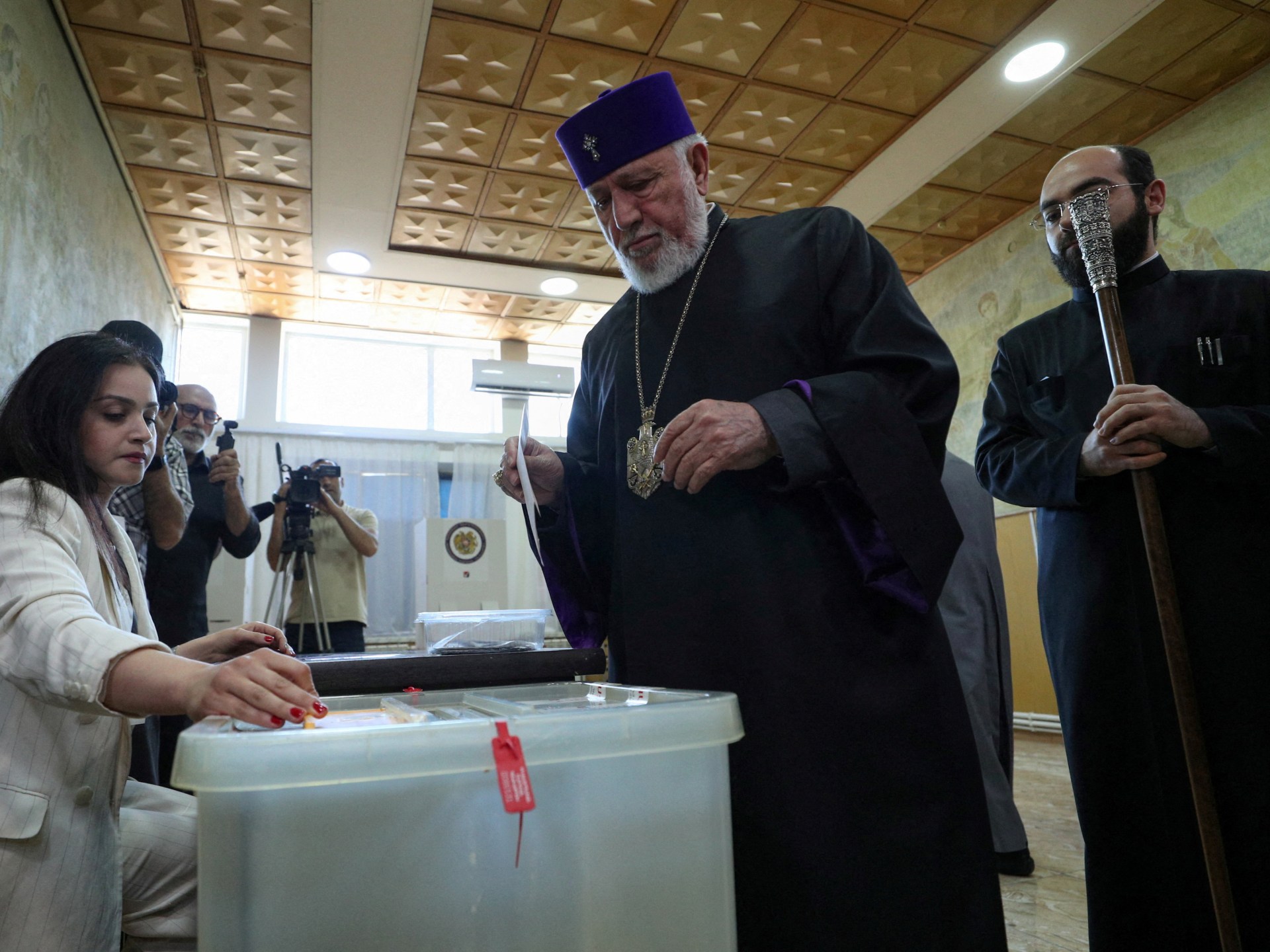 Armenian Apostolic Church leader faces trial as feud with PM deepens