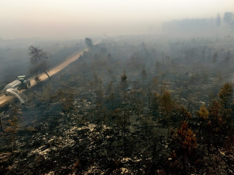 Belgium’s largest wildfire on record spreads towards German border