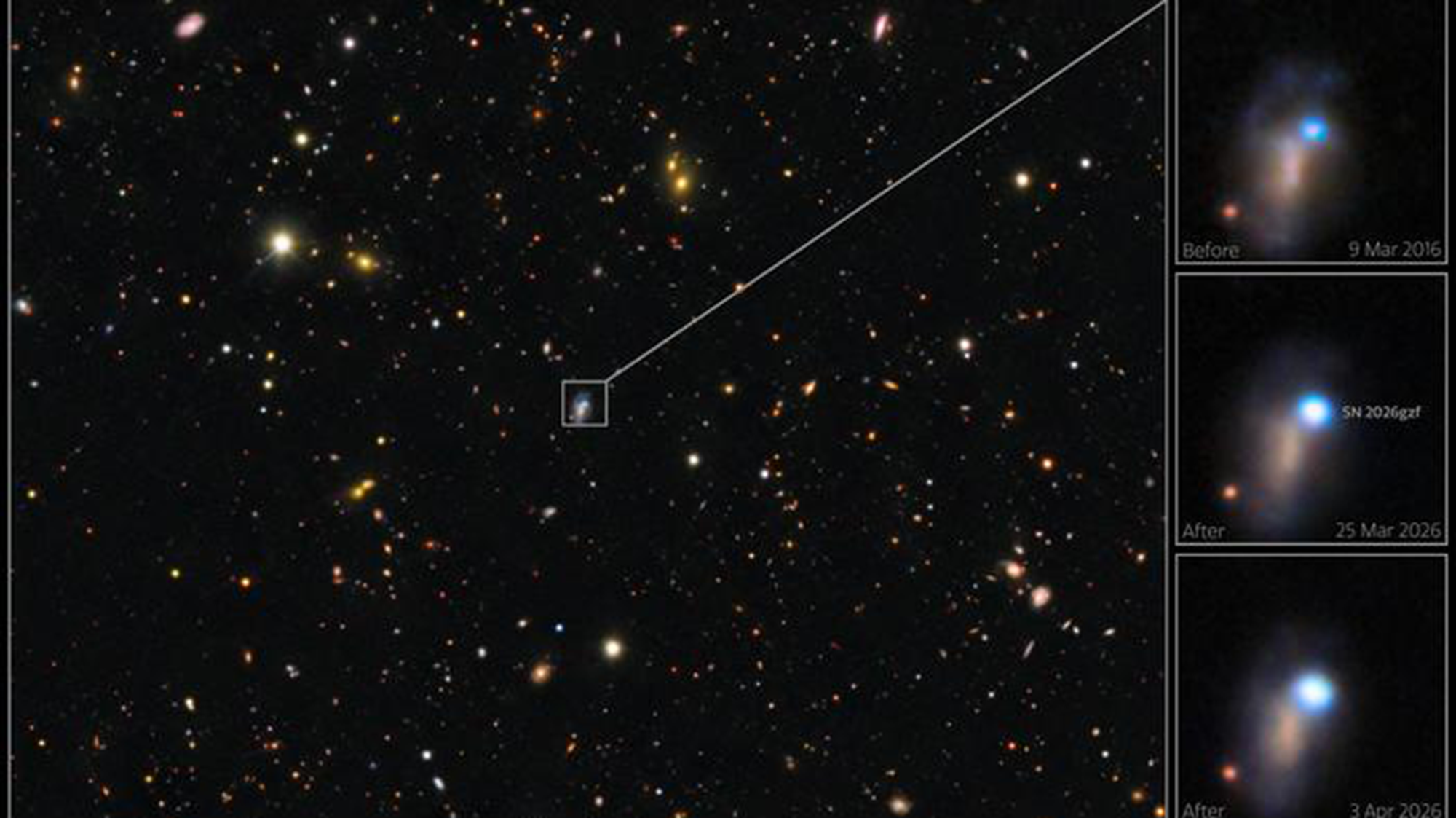A star 20 times the size of the sun died in a supernova — and telescopes around the world joined forces to watch it