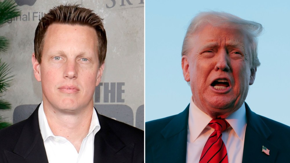 ‘Ellison Is Trump’s B!tch!’ Banner Flies Over Paramount Lot in Protest of Warner Bros. Merger