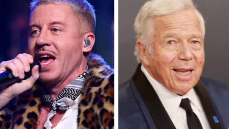 Robert Kraft Defends Banning Macklemore From Ed Sheeran Tour After ‘Free Palestine’ Comments: ‘We Do Not Provide a Platform for Hate Speech’