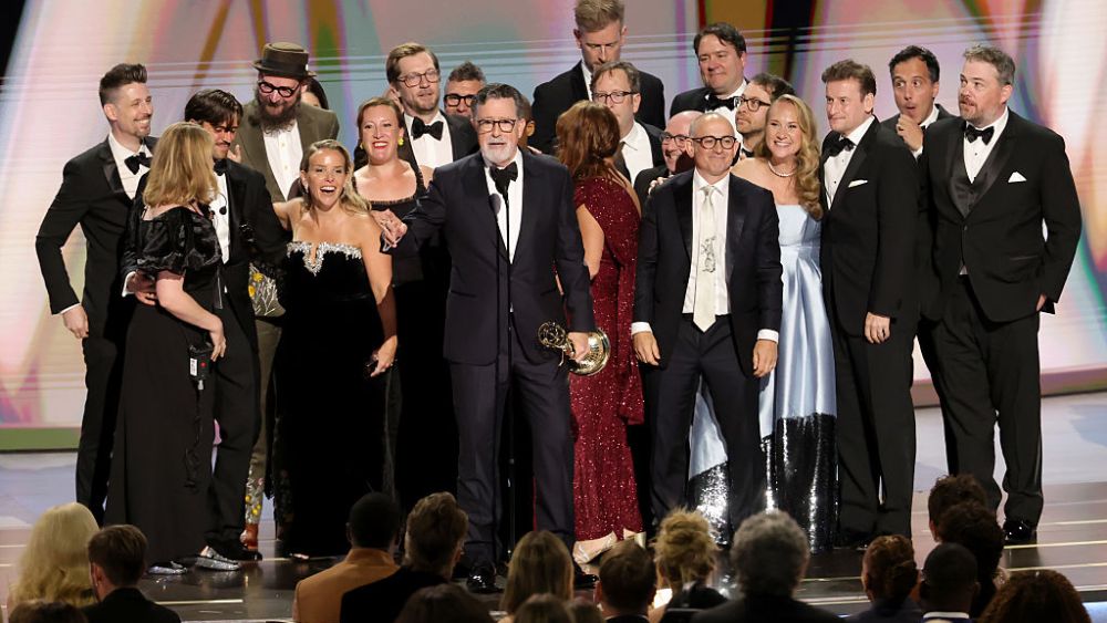 Stephen Colbert Wins Emmy After ‘Late Show’ Canceled by CBS and Tells Industry to Hire His Crew: ‘They Will Make Your Show Better!’