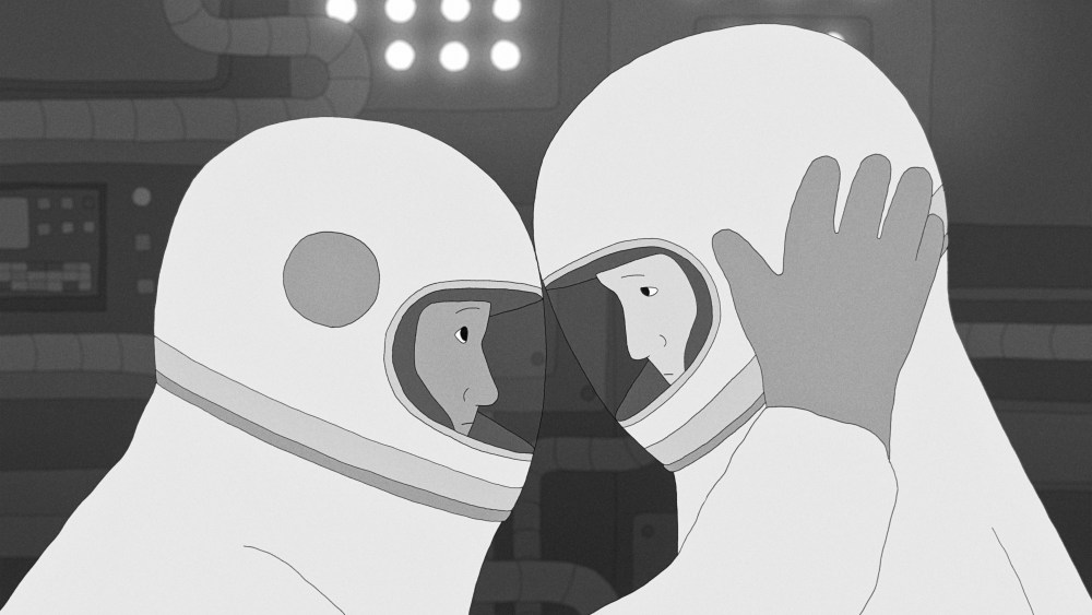 Moonfish’ Director and Stars Lucy Liu and Morgan Spector Break Down Their Black-and-White Animated Film About Isolated Astronauts And Why It’s an Allegory for ‘The Current Human Condition’