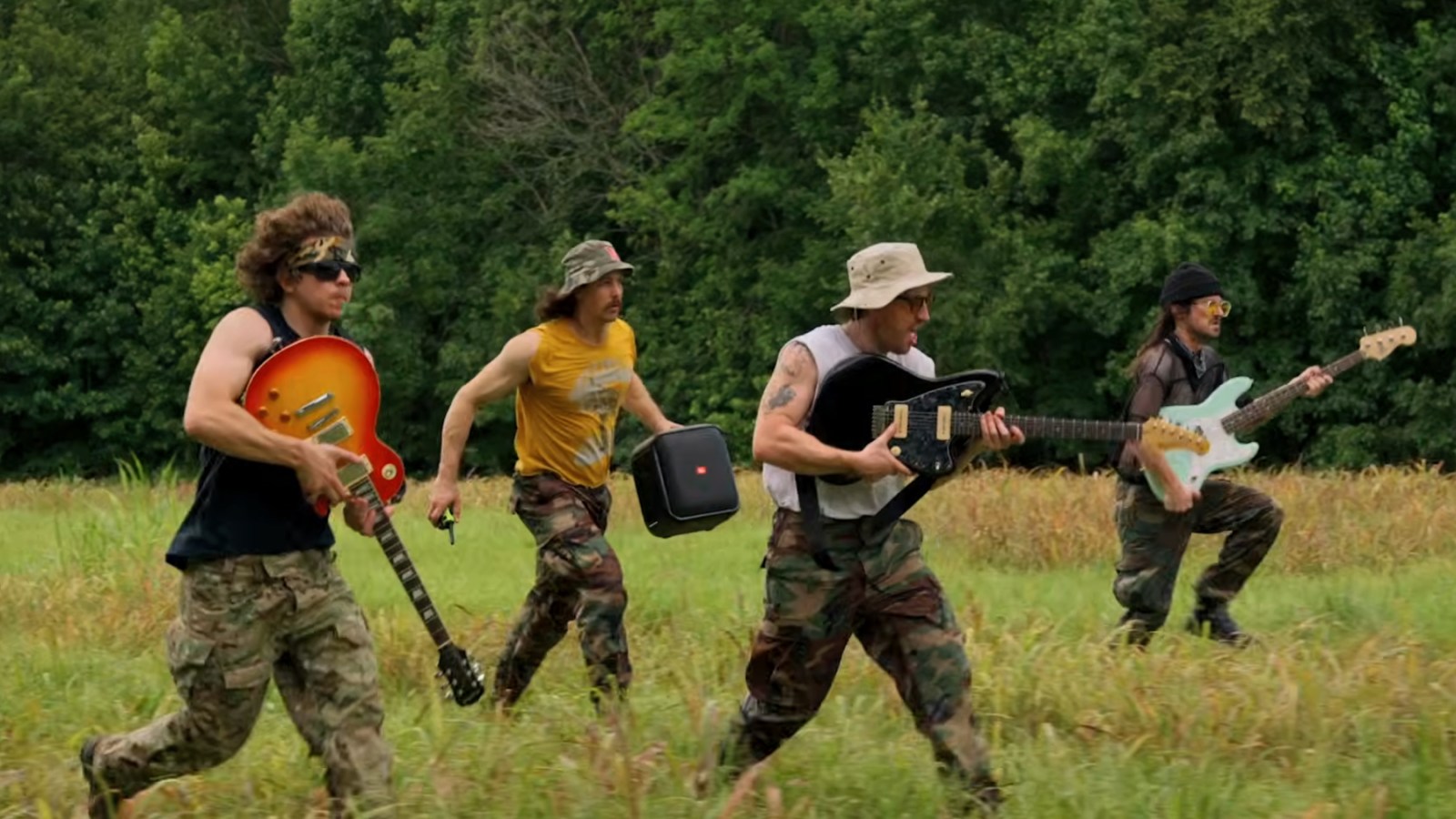 Nashville Indie-Rockers Lombardy Run Through the Jungle in Fiery ‘Bazooka’ Video