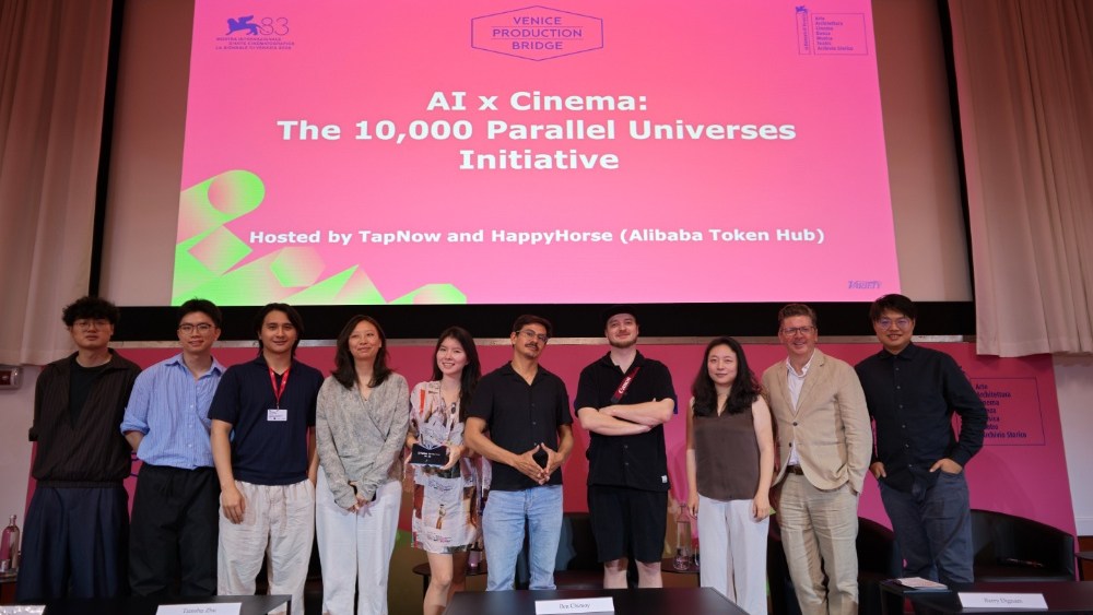 AI Filmmaking’s Future Debated by Alibaba, Sonilo, PROMPTR Executives at TapNow and Dogme23’s Venice Production Bridge Panel