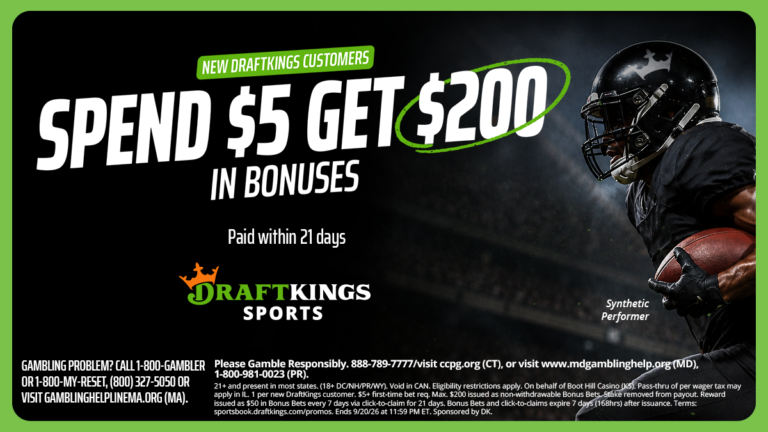 Use DraftKings promo code to get $200 in bonus bets by targeting SMU vs. Florida State, sports betting Monday