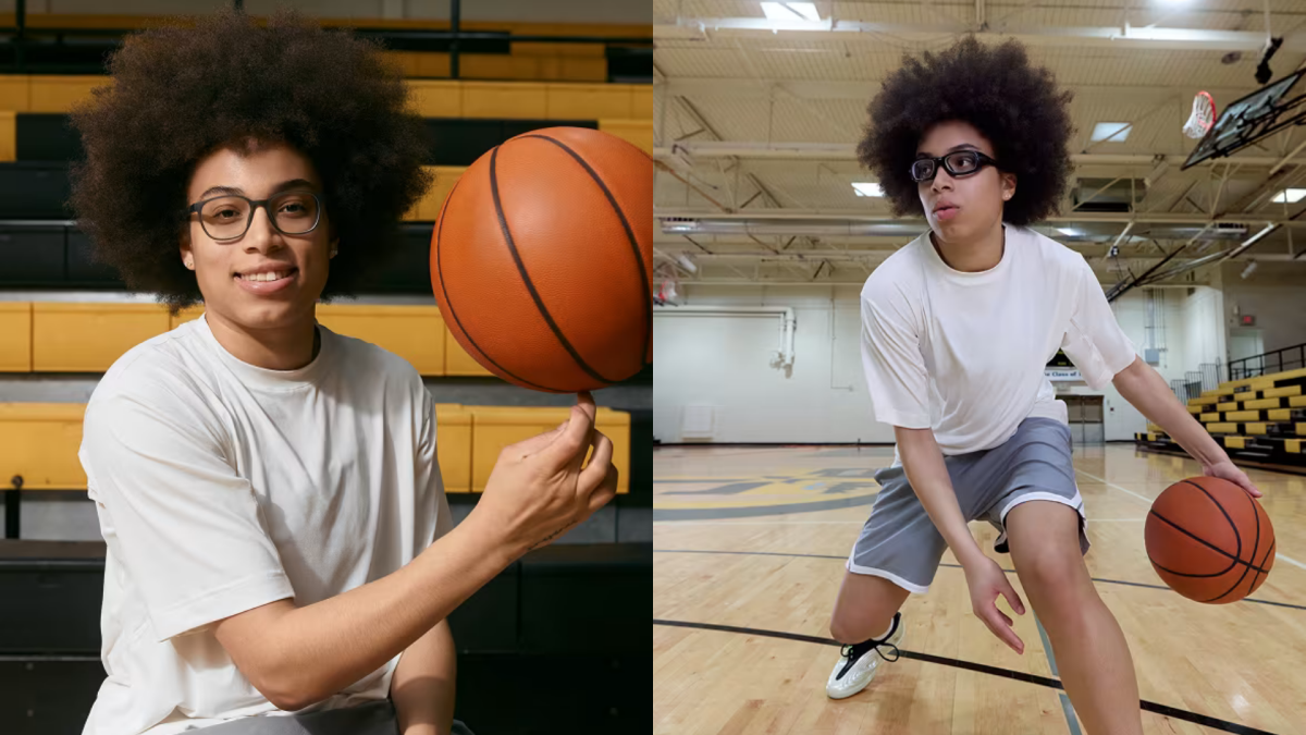 Get a free pair of glasses when you shop WNBA star Olivia Miles collection at GlassesUSA.com