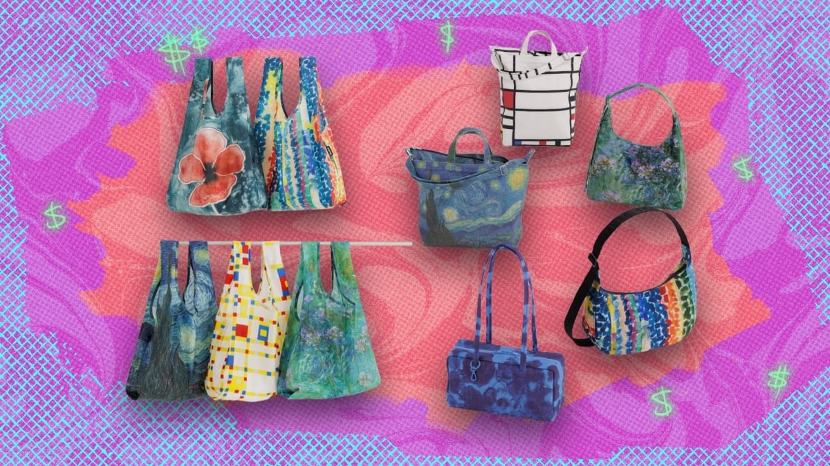 Baggu’s new MoMA collab puts Van Gogh, Monet, and Mondrian on its bags — your tote just got cultured