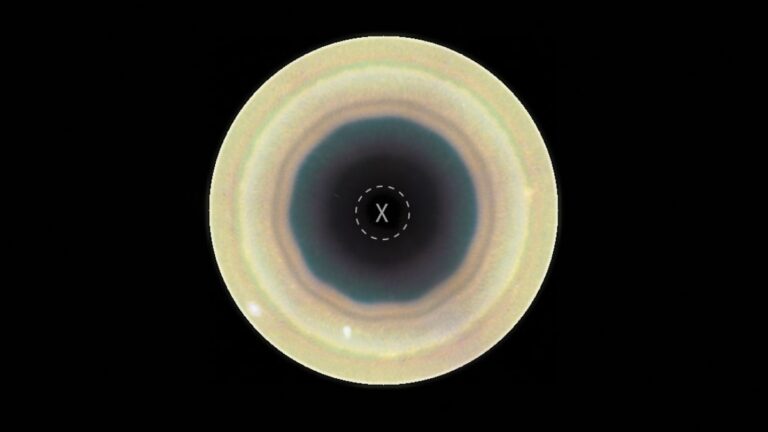 Saturn just sprouted a bizarre decagon-shaped cloud pattern