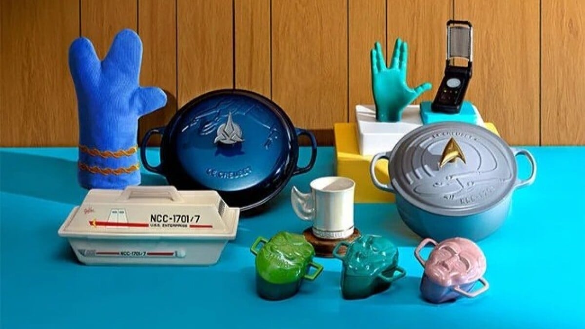 Le Creuset just launched a Star Trek collection to celebrate the 60th anniversary of the franchise