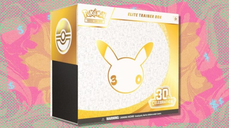 Amazons selling Pokémon TCG: 30th Celebration Elite Trainer Box preorders at 57% off — save $120 if your invite request gets accepted