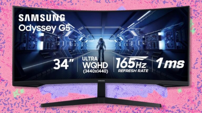 The ultra-wide version of the Samsung Odyssey G5 gaming monitor gets a huge Amazon deal —  save $120