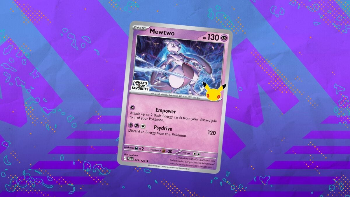 The rare Pokémon TCG 30th Celebration Mewtwo card is available for free — how to get yours