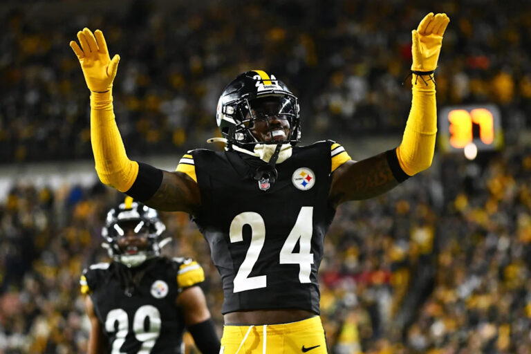 Steelers CB Joey Porter Jr. inactive for opener versus Falcons as back issues, contract talks linger