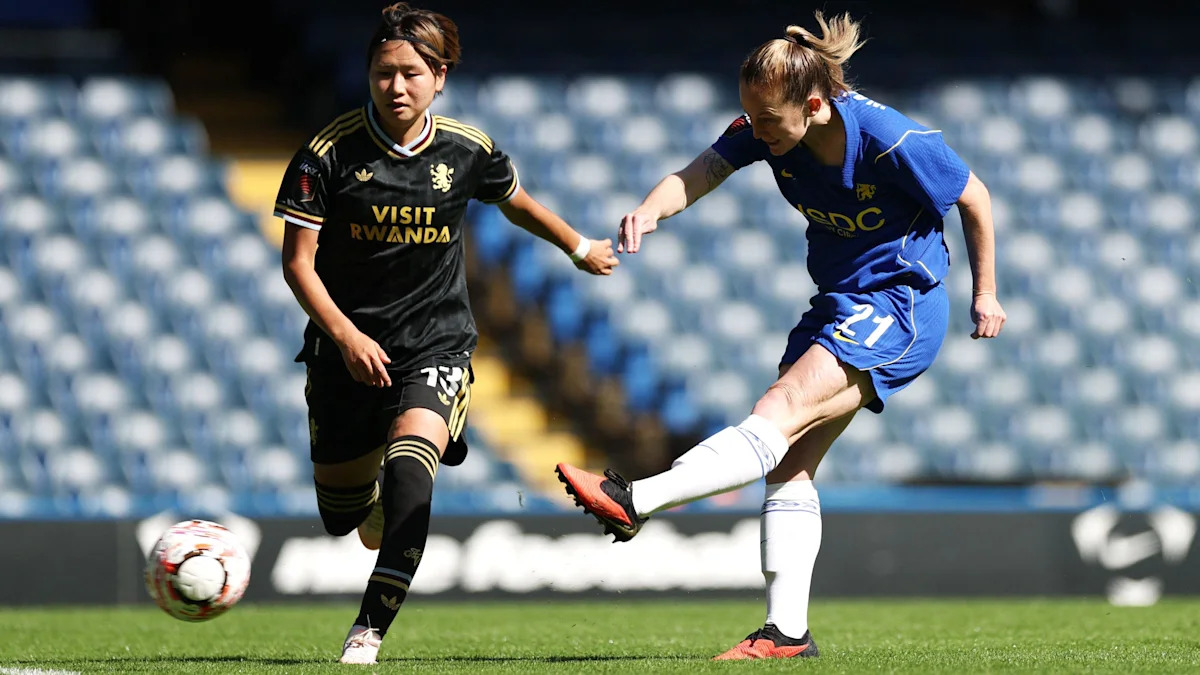 Watch WSL: Aston Villa go close but Chelsea still lead at Stamford Bridge