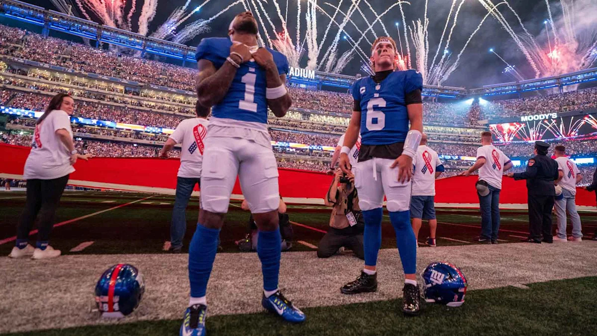 Giants news: Jaxson Dart leaves Malik Nabers smiling with gesture after Cowboys win
