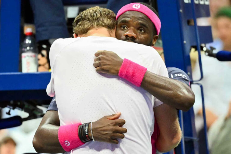 Francis Tiafoe Comforts Alex Michelsen as He Breaks Down in Tears After Their 5-Hour US Open Match