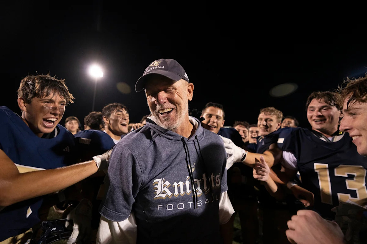 Old Tappan football opens season with coach's 200th win