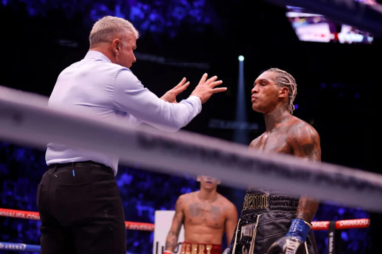 Chris Eubank Jr reacts to Conor Benn’s early loss against Ryan Garcia