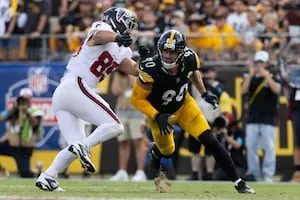 Late pick-6 pushes sluggish Steelers past injury-laden Falcons